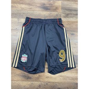 Adidas Clima 365 Boys Liverpool Gold Gray Shorts‎ Size Medium